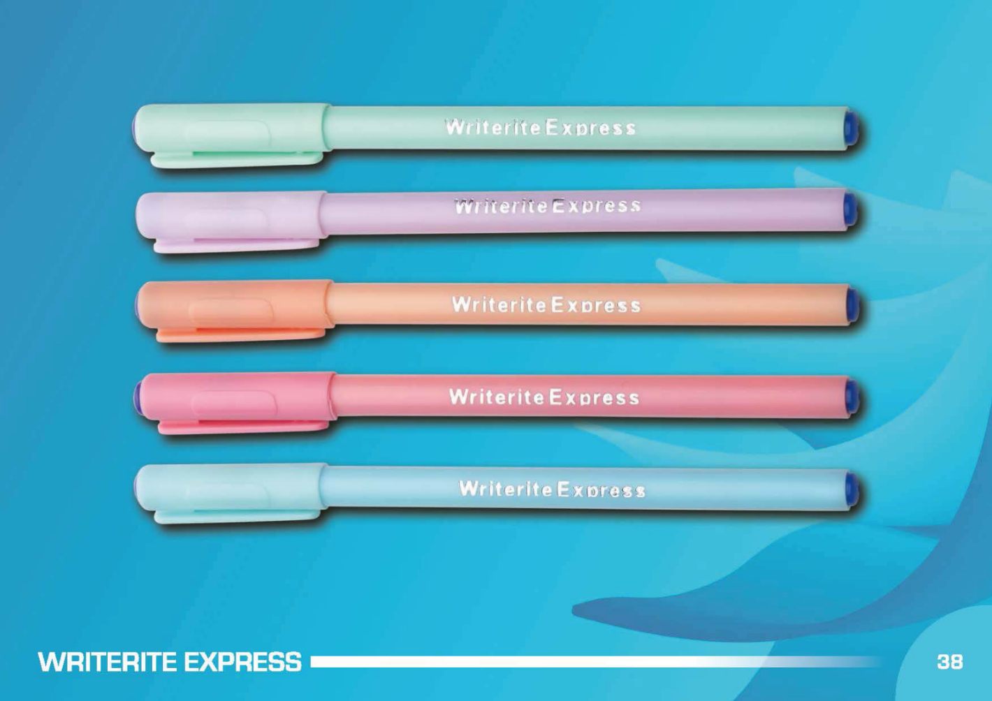 YuBingo WRITERITEEXPRESS Pastel Collection Plastic Pen - Corporate Gift | YuBingo corporate pen gift