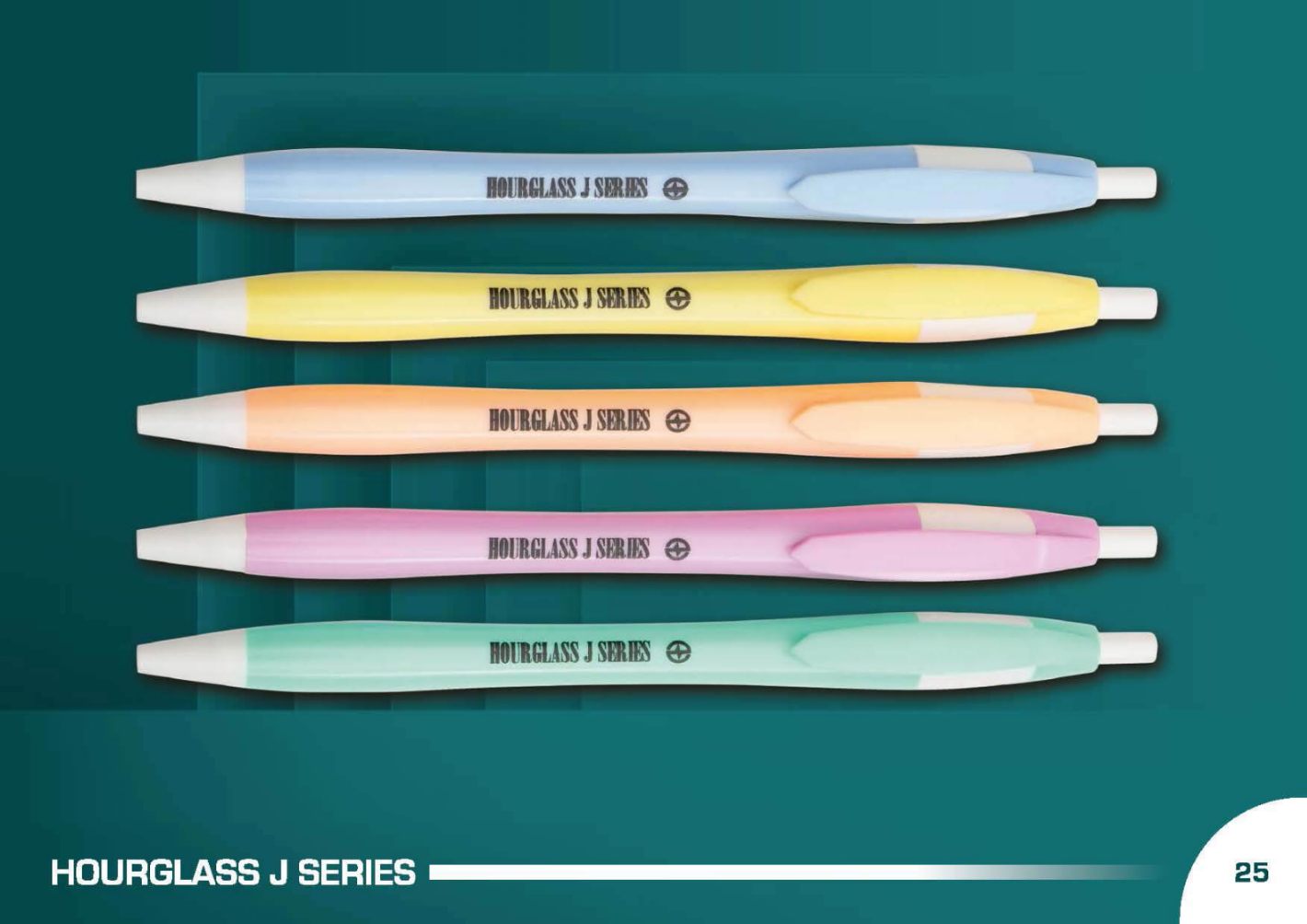 YuBingo HOURGLASS J-SERIES Plastic Pen - Corporate Gift | YuBingo corporate pen gift