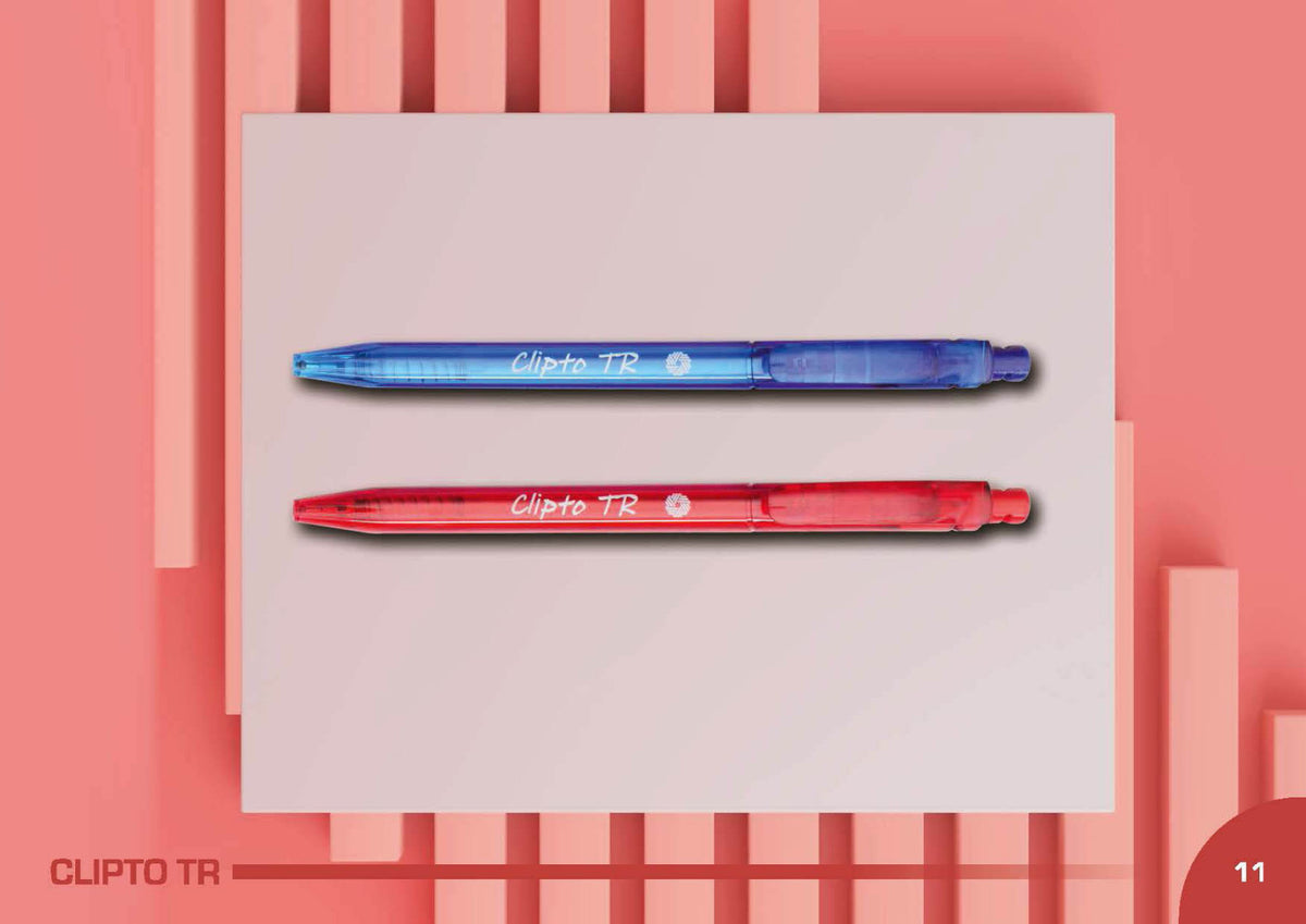 YuBingo CLIPTOTR Transparent Plastic Pen - Corporate Gift | YuBingo corporate pen gift