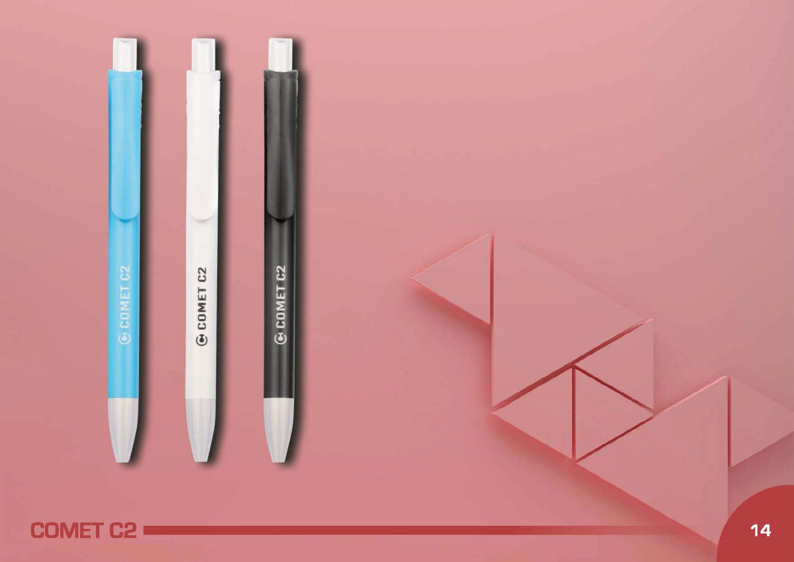 YuBingo COMETC2 Modern Chrome Plastic Pen - Corporate Gift | YuBingo corporate pen gift