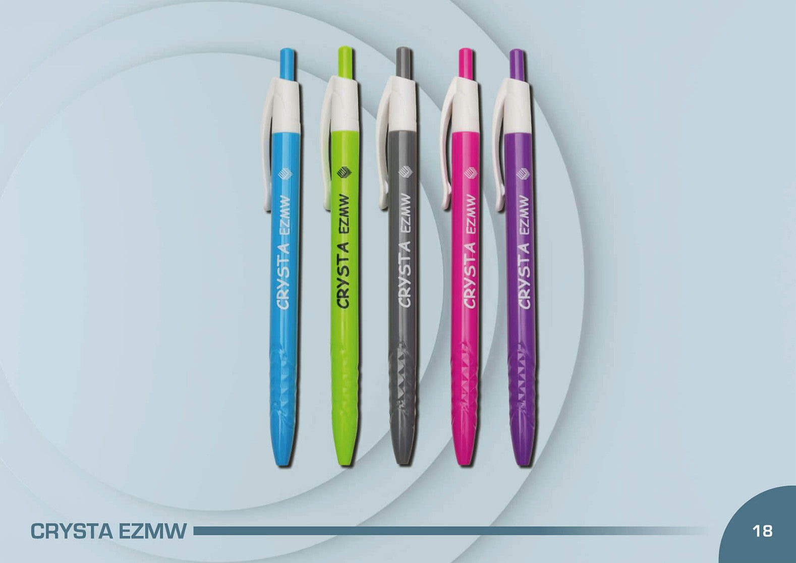 YuBingo CRYSTAEZMW Designer Clip Plastic Pen - Corporate Gift | YuBingo corporate pen gift