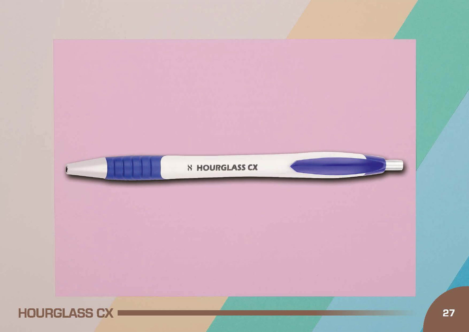 YuBingo HOUGLASSCXGRIPPER Chrome Plastic Pen - Corporate Gift | YuBingo corporate pen gift