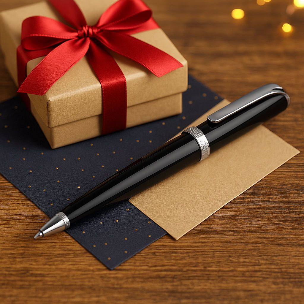 YuBingo L173 Jumbo Pen With Silver Highlights - Corporate Gift | YuBingo corporate pen gift