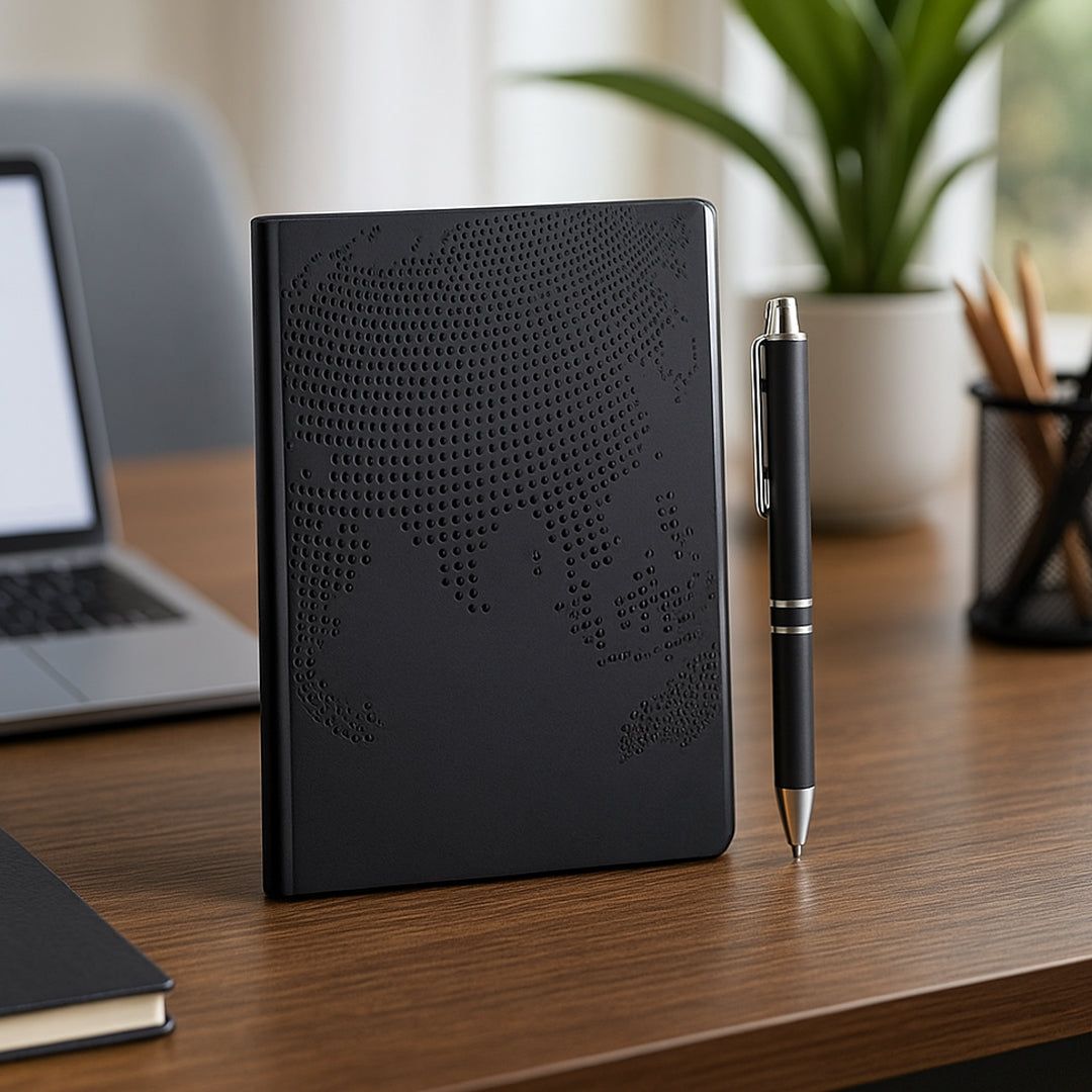 YuBingo Globe Notebook Gift Set: A5 Globe Notebook With Pen - Corporate Gift - product image