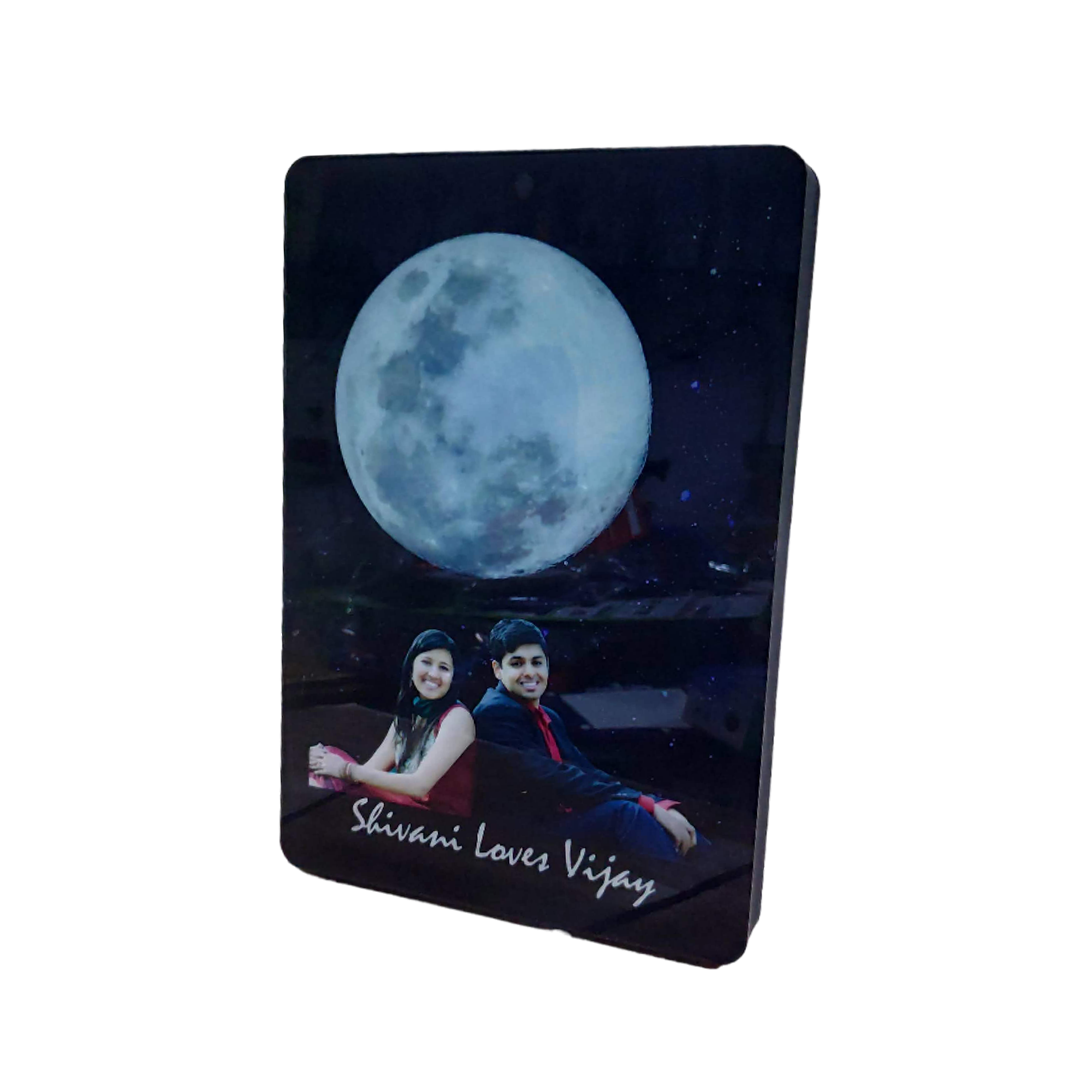 Magic Moon LED with Hidden Photo