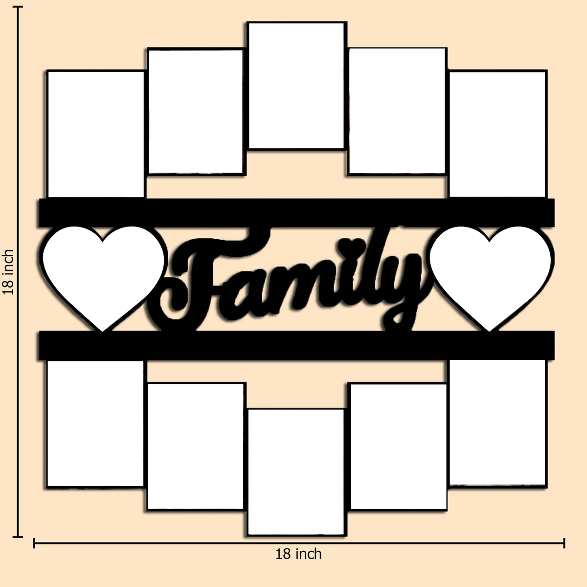 Family Memories Preserved: Decorate Your Home with Our Photo Frame Family Set