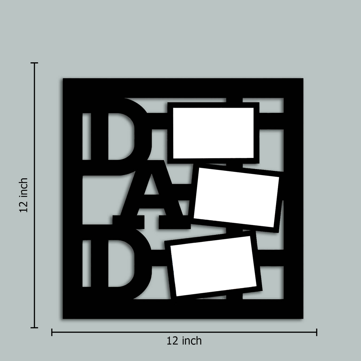 Father's Day Gift Idea: Triple Photo Frame for Dad - Capture 3 Precious Moments in One Display!