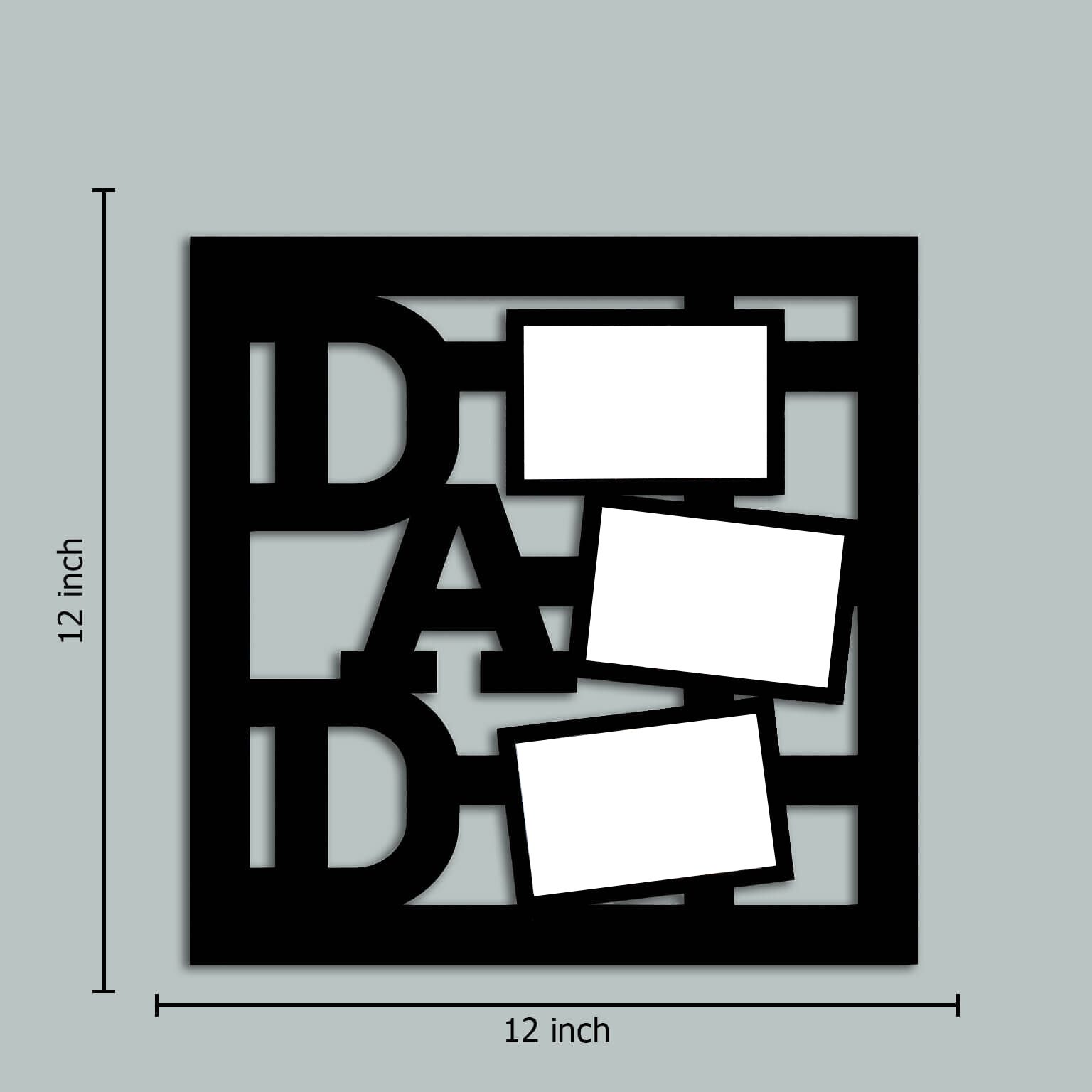 Father's Day Gift Idea: Triple Photo Frame for Dad - Capture 3 Precious Moments in One Display!