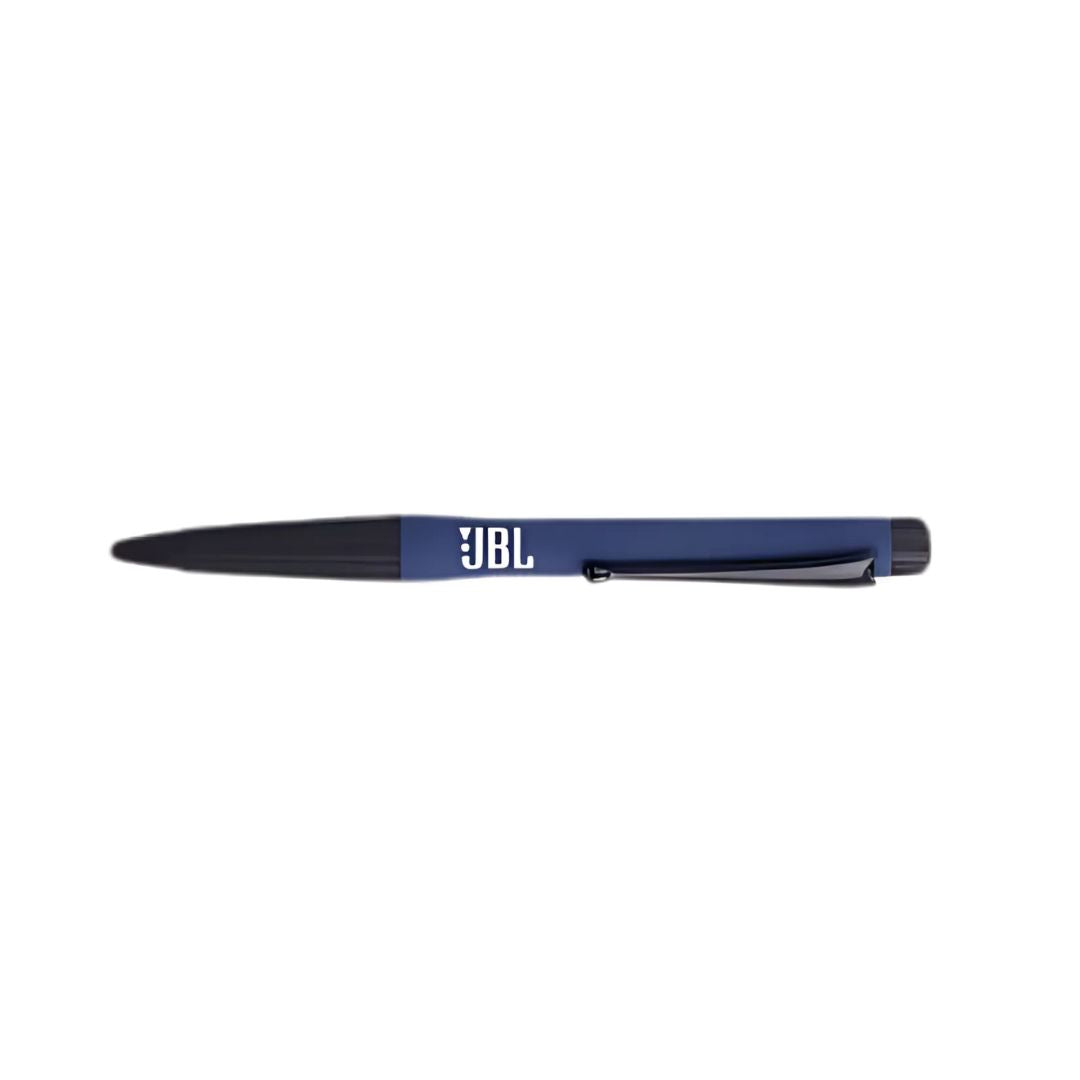 Elegant blue metal body pen for office gifting