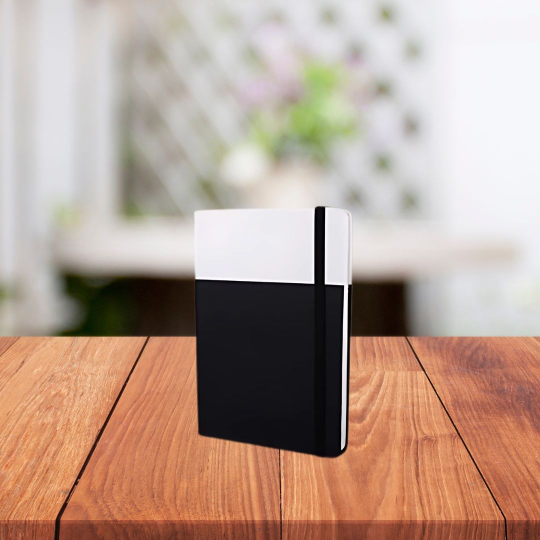 A5 size notebook with personal memorandum and ribbon – included in Q152 gift set