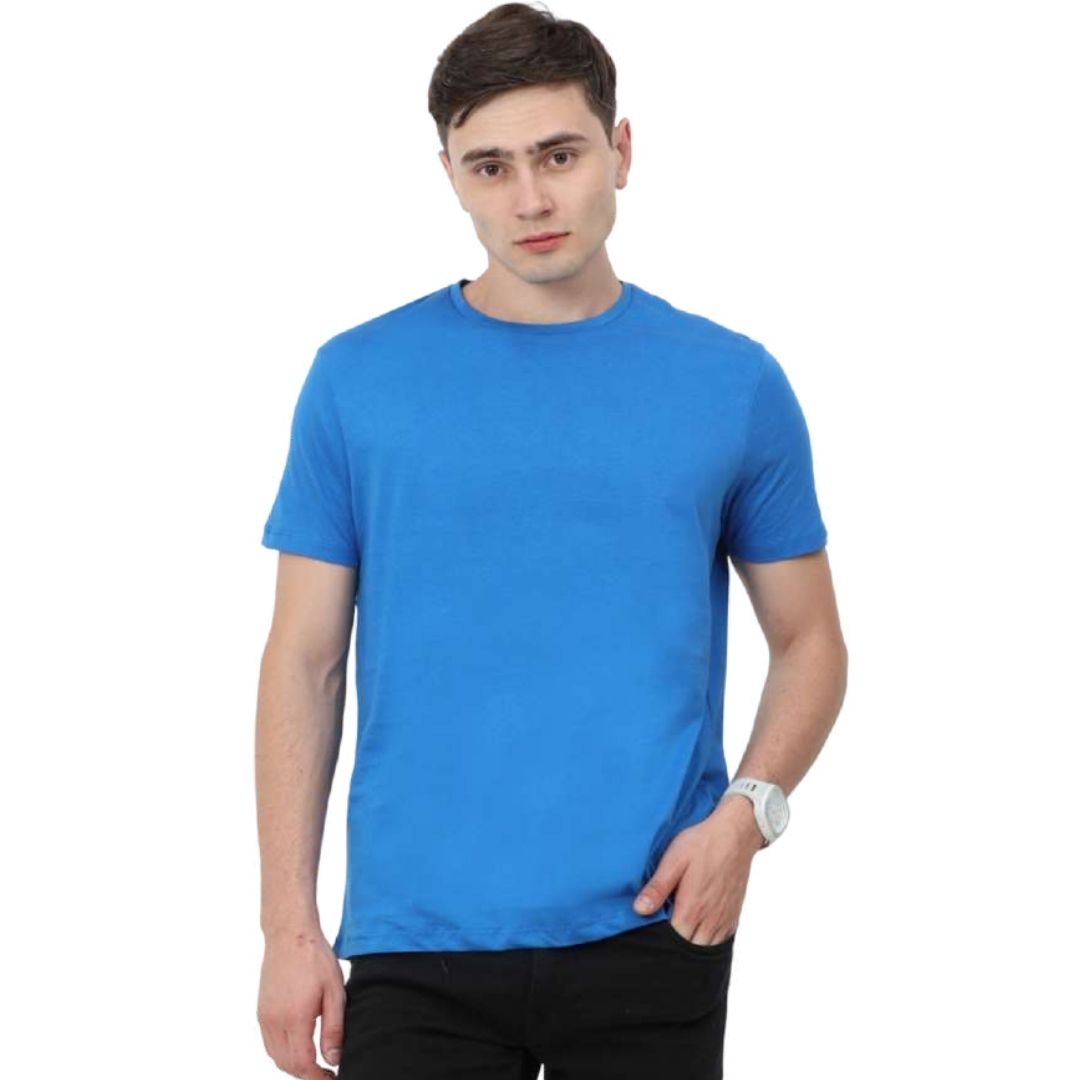 Rare Rabbit Round Neck T-Shirt – Atlantic Blue