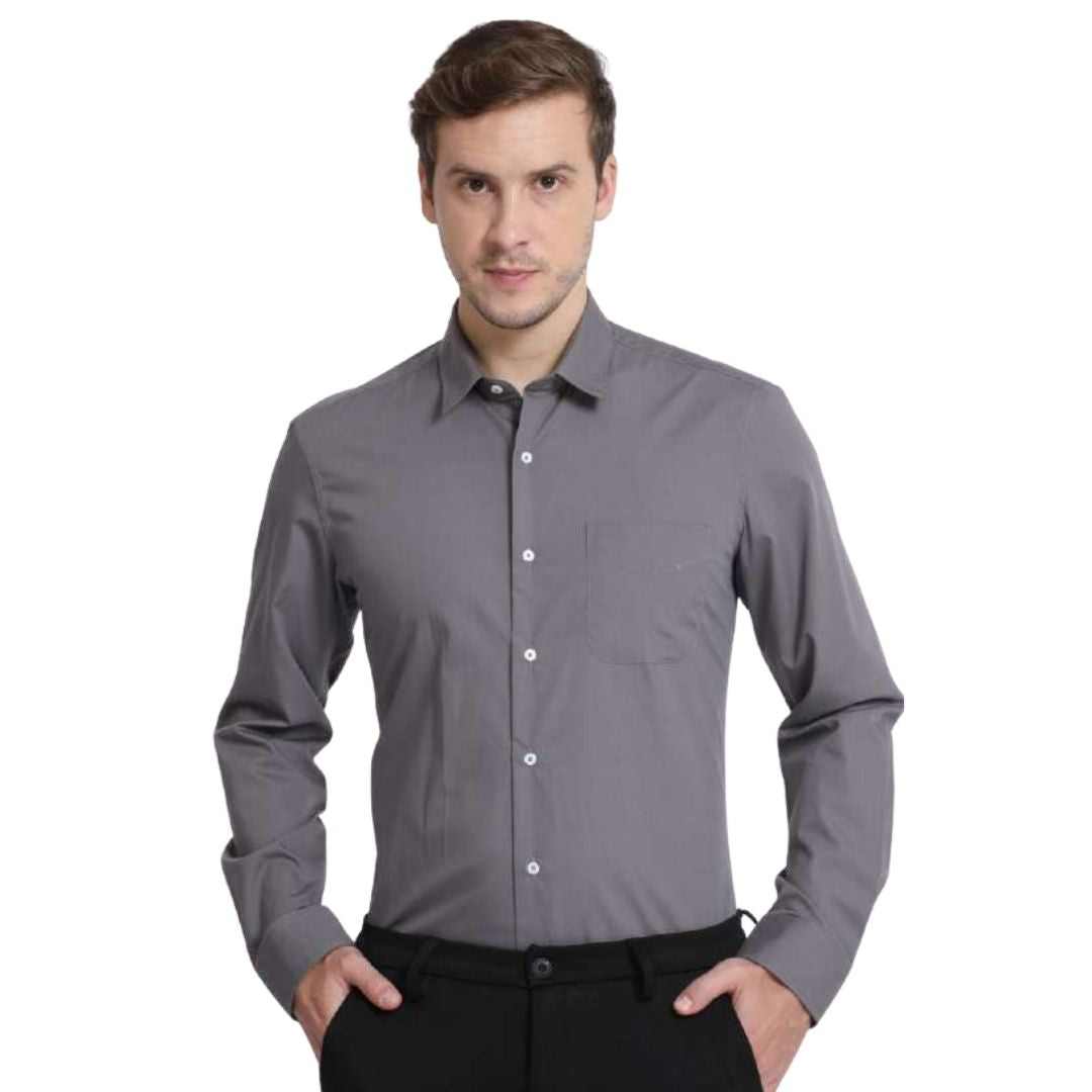 Rare Rabbit Corp Zander Formal Shirt – Grey