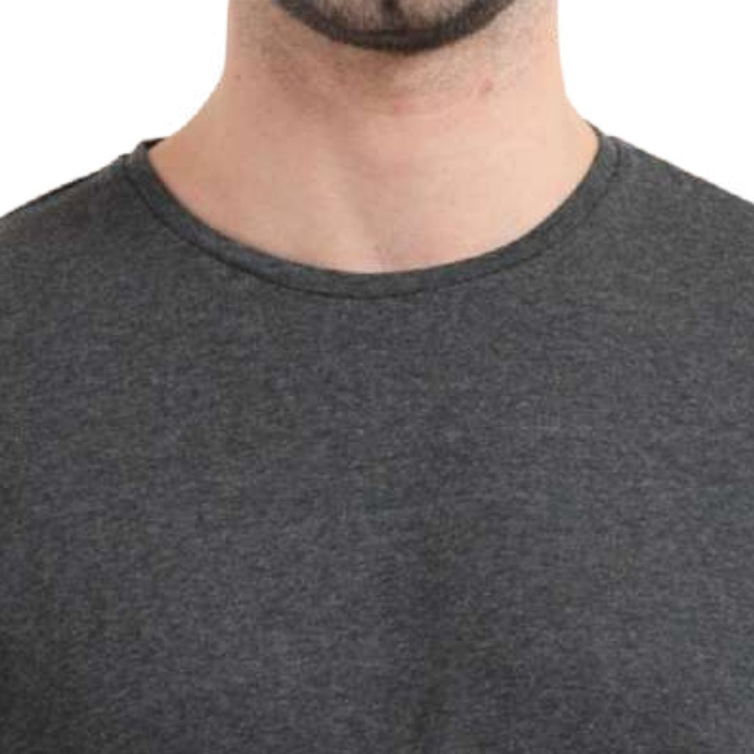 Rare Rabbit Charcoal Melange Round Neck T-Shirt
