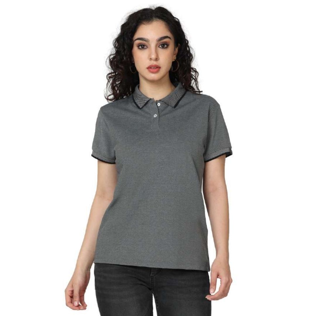 Rare Rabbit Charm Polo Tee with Tipping