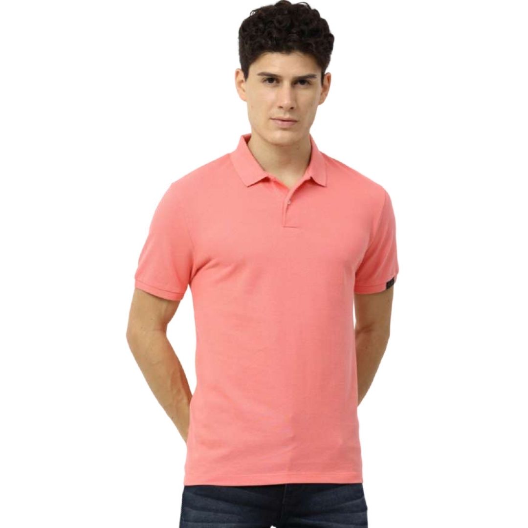 Rare Rabbit Unisex Peach Polo Tee