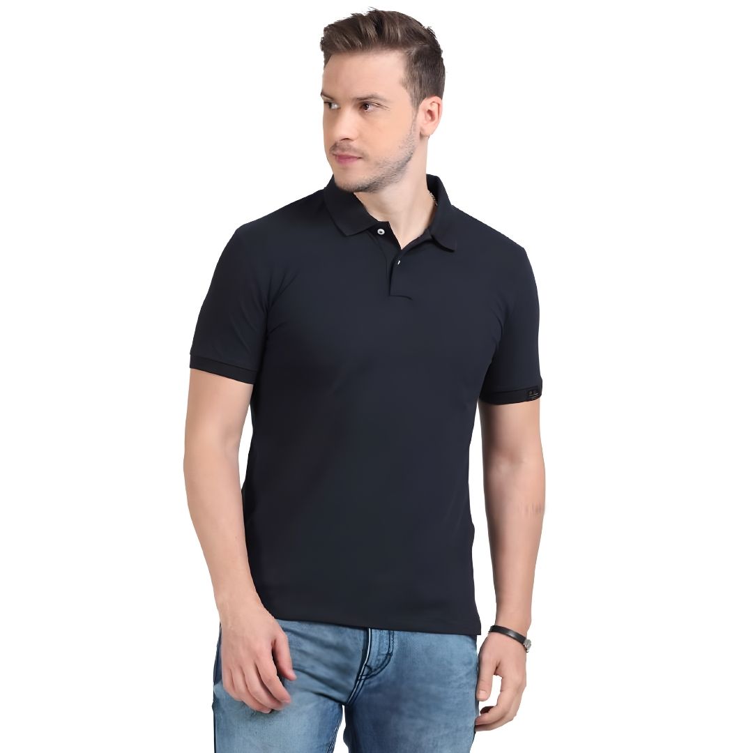 Rare Rabbit Premium Polo – Navy Blue