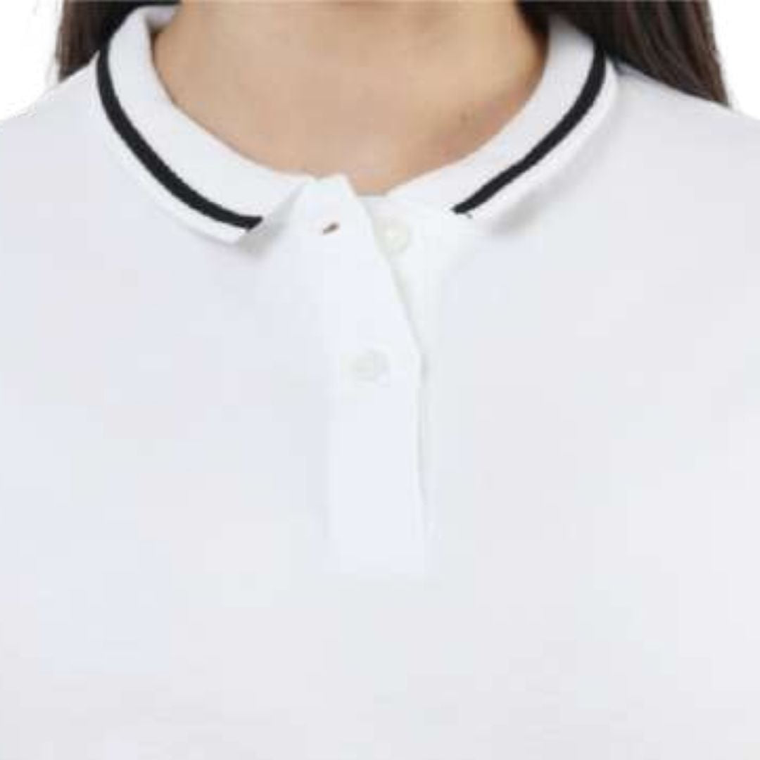 Rare Rabbit Women’s Polo Tee with Black Tipping