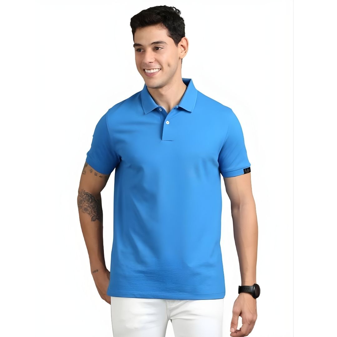 Rare Rabbit Premium Polo (Royal Blue)