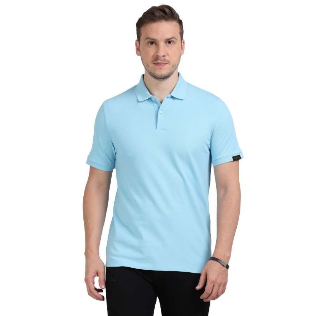 Rare Rabbit Premium Polo – Sky Blue