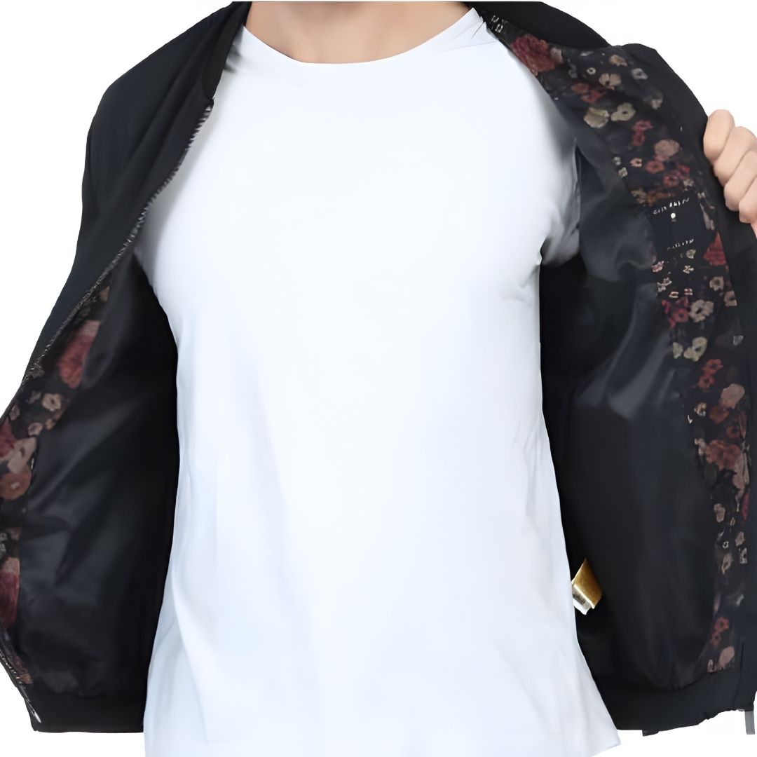 Rare Rabbit Signature Unisex Black Jacket