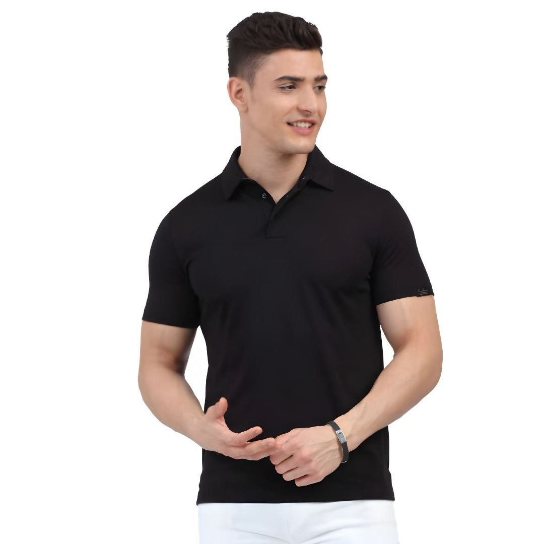 Rare Rabbit Signature Polo - Black