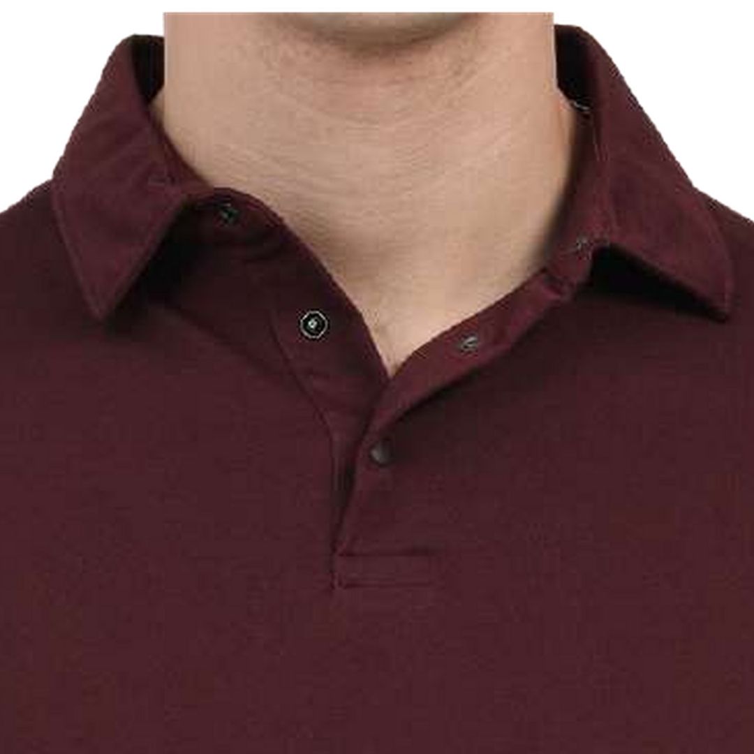 Rare Rabbit Signature Polo – Maroon (Unisex)