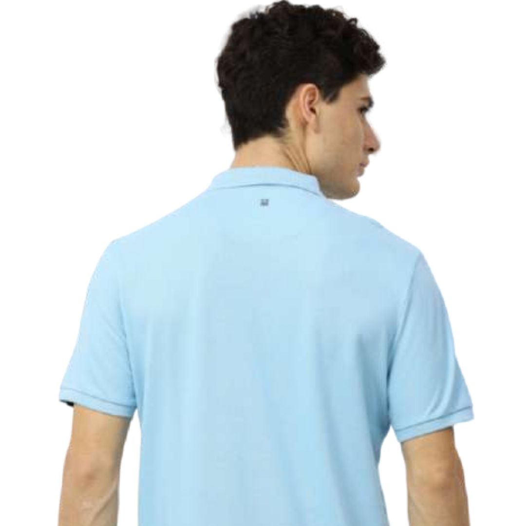 Rare Rabbit Sky Blue Polo Tee