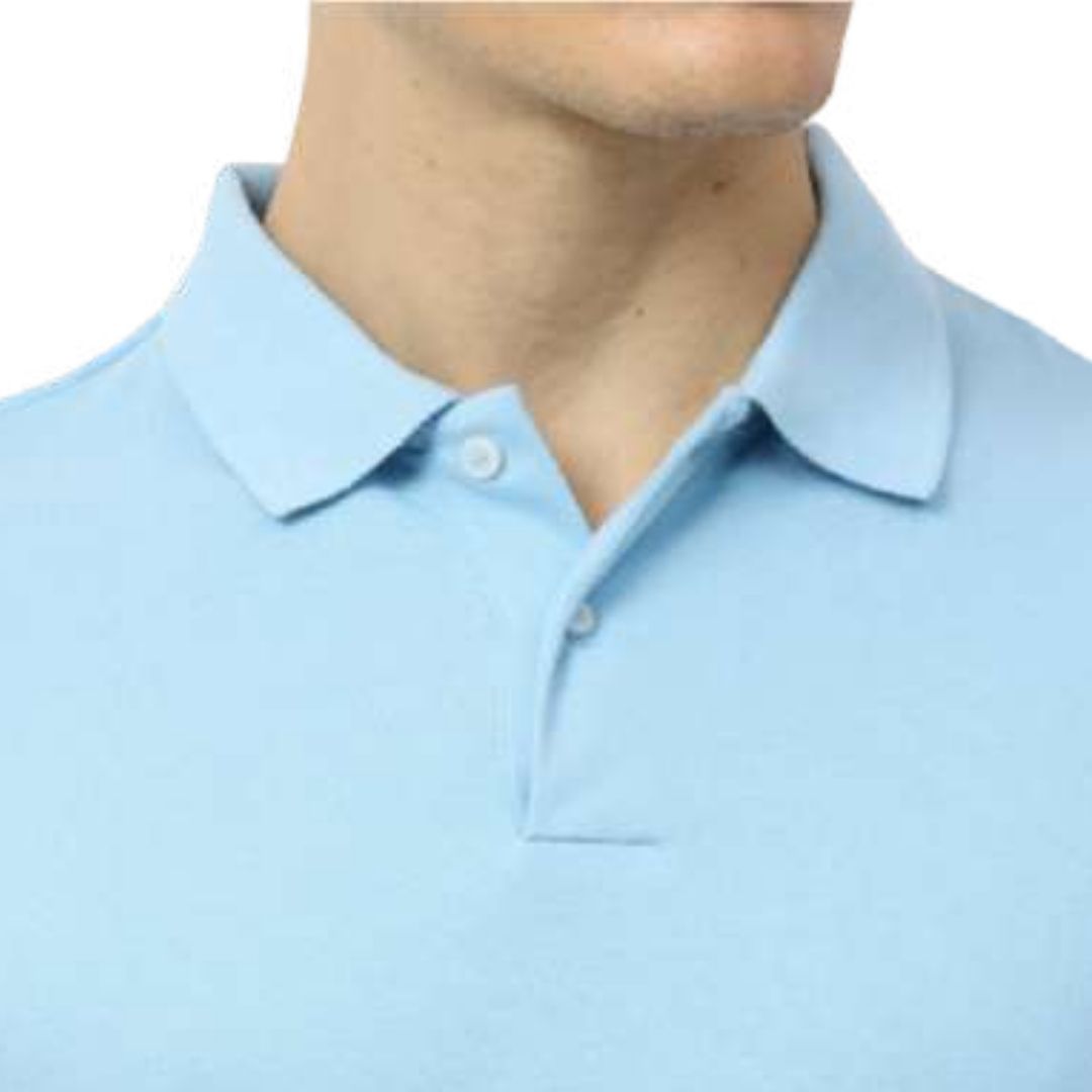 Rare Rabbit Sky Blue Polo Tee