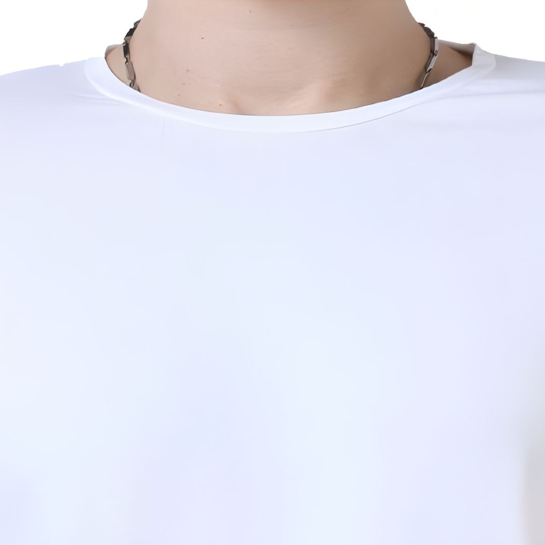 Rare Rabbit Signature Round Neck Unisex Tee – White