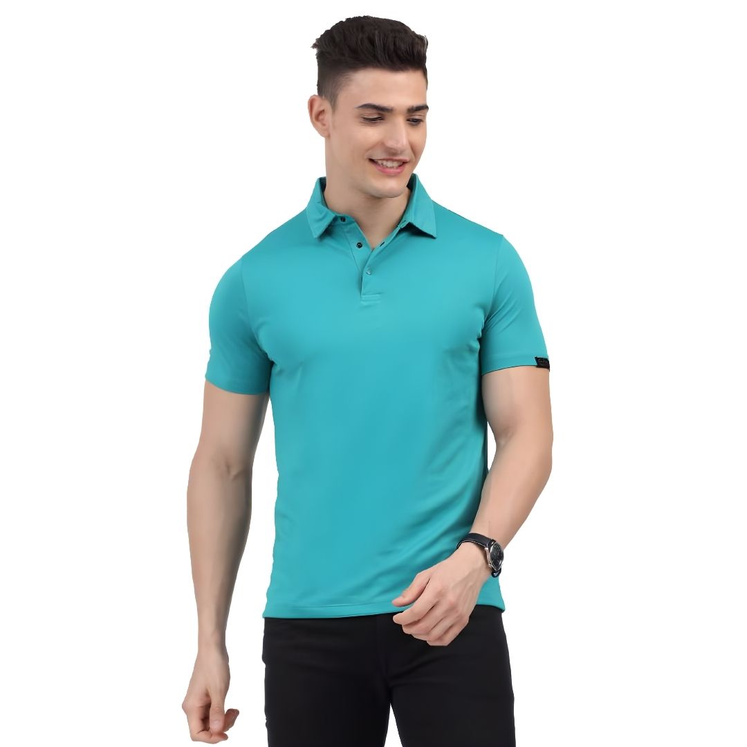 Rare Rabbit Signature Polo – Oral Dusky Green (Unisex)