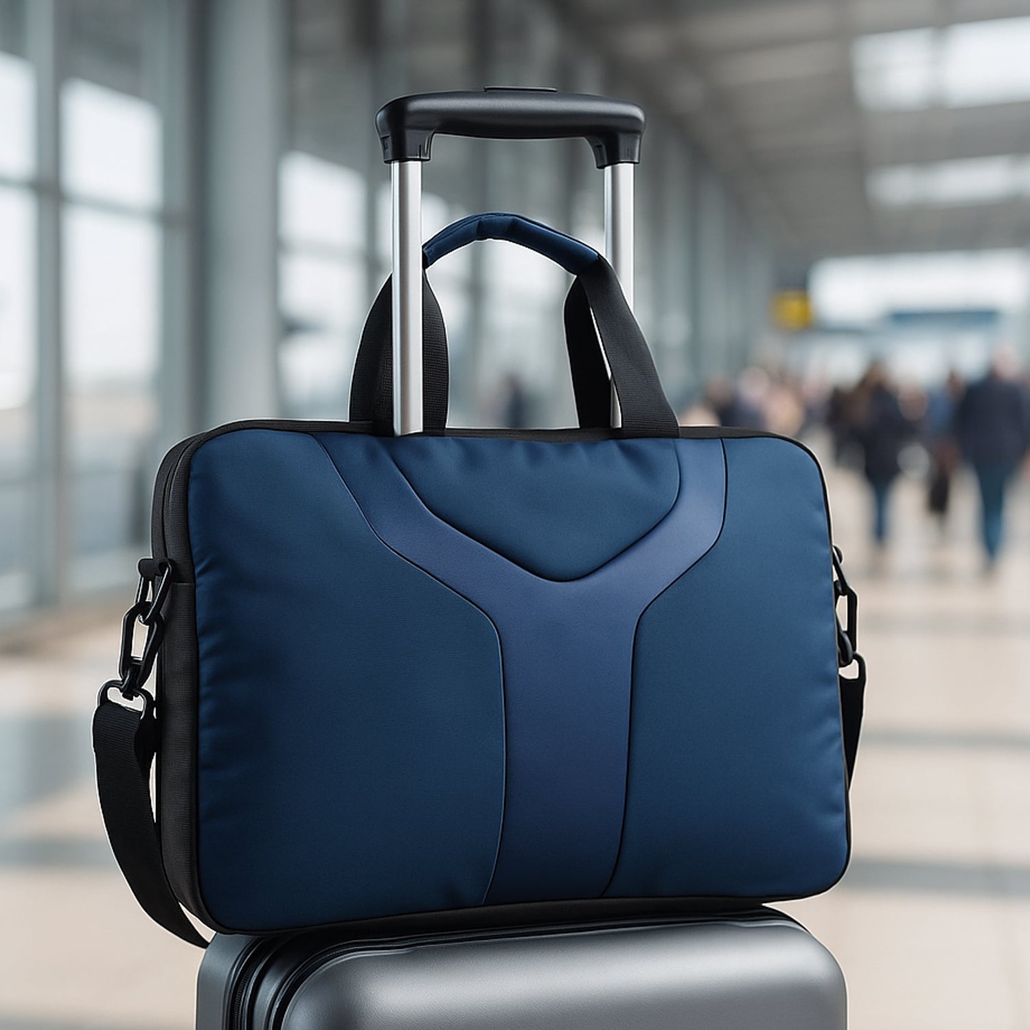 S43 – Y Style Laptop Bag with PU Highlight