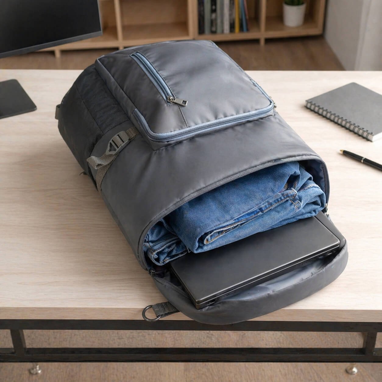 Weekender: Dual function Large Duffel Bag with Backpack function  — corporate gift