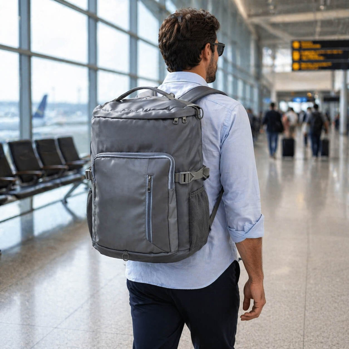 Weekender: Dual function Large Duffel Bag with Backpack function  — corporate gift