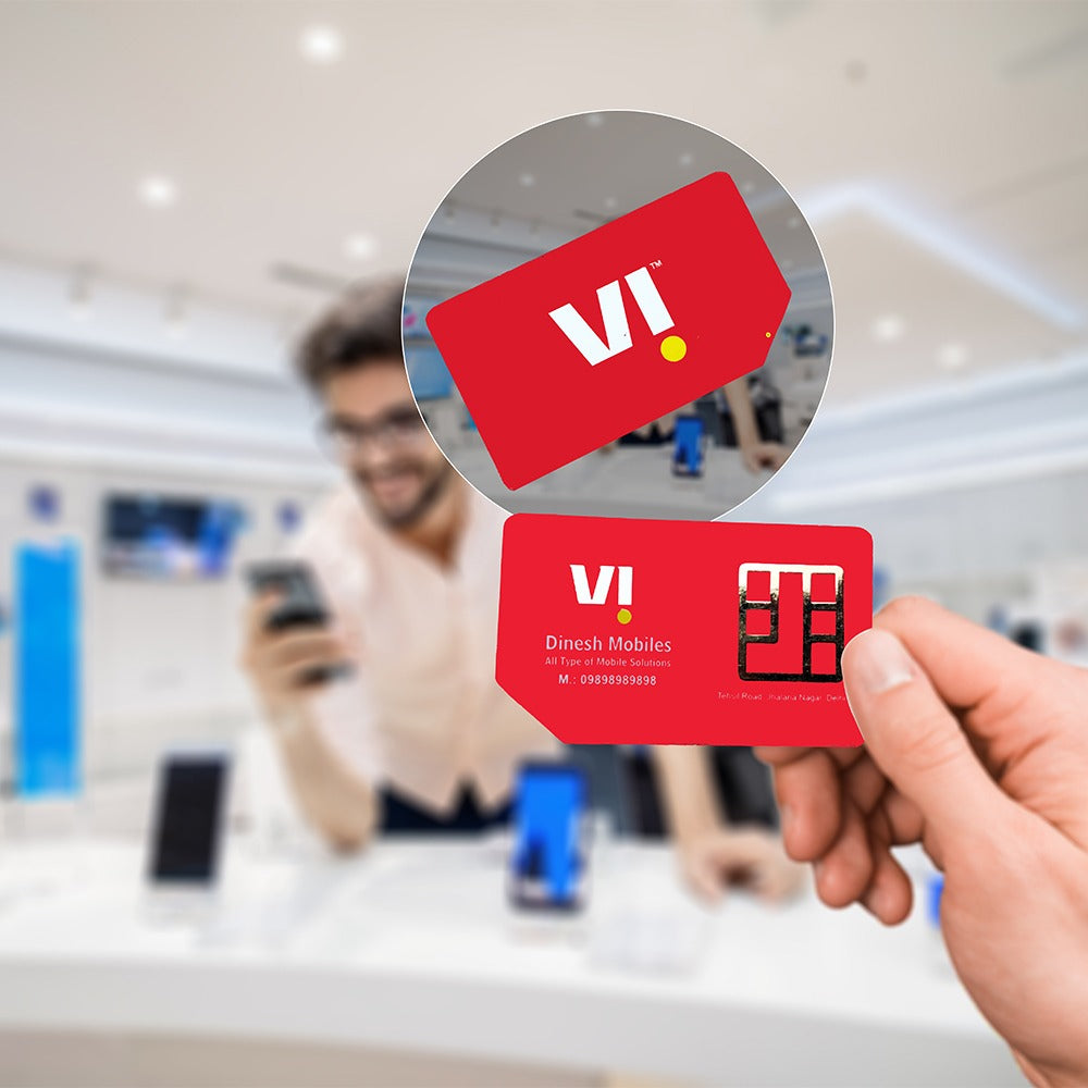 Premium Die Cut Visiting Card - Shape 20