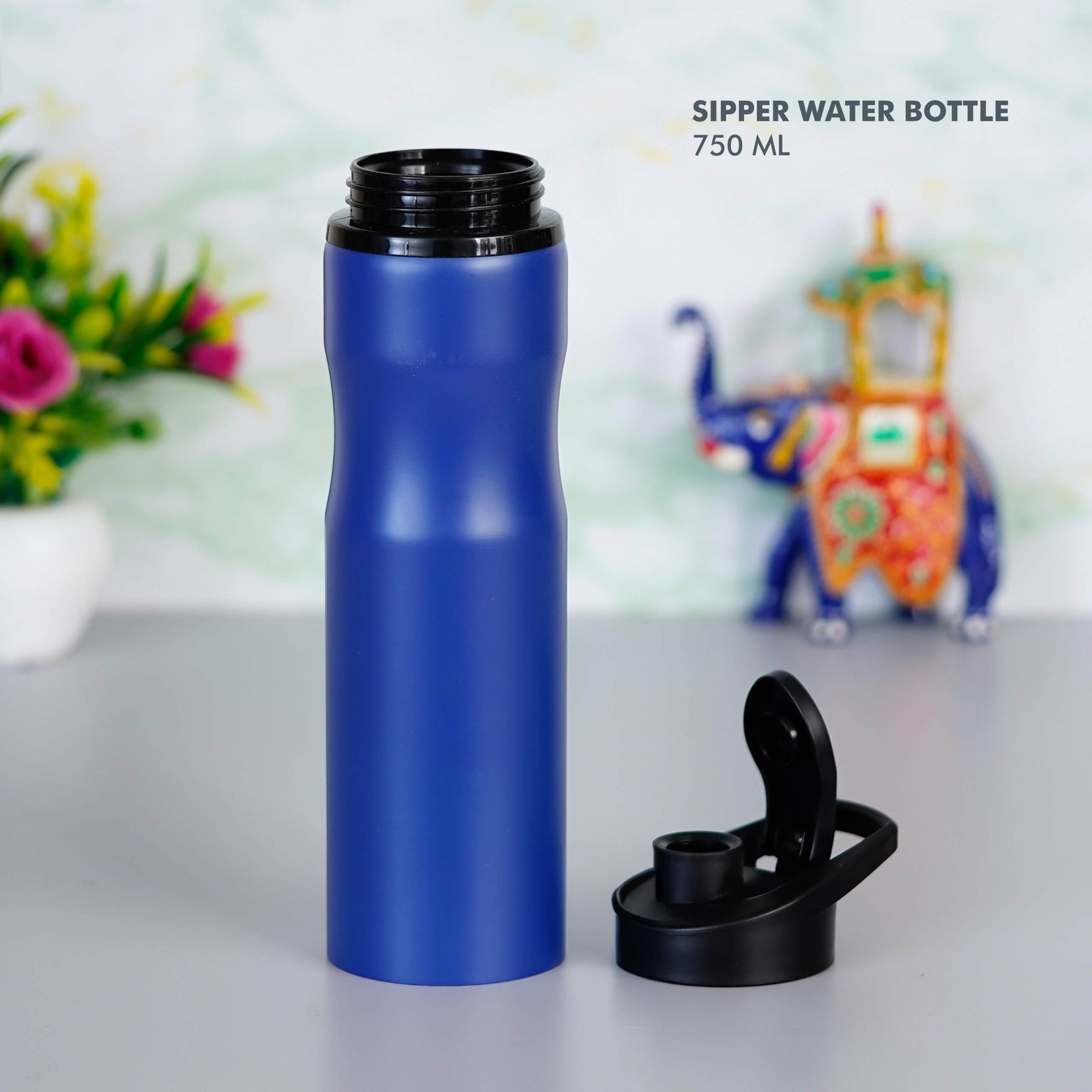 Customizable Blue Sipper Bottle - 750 ML