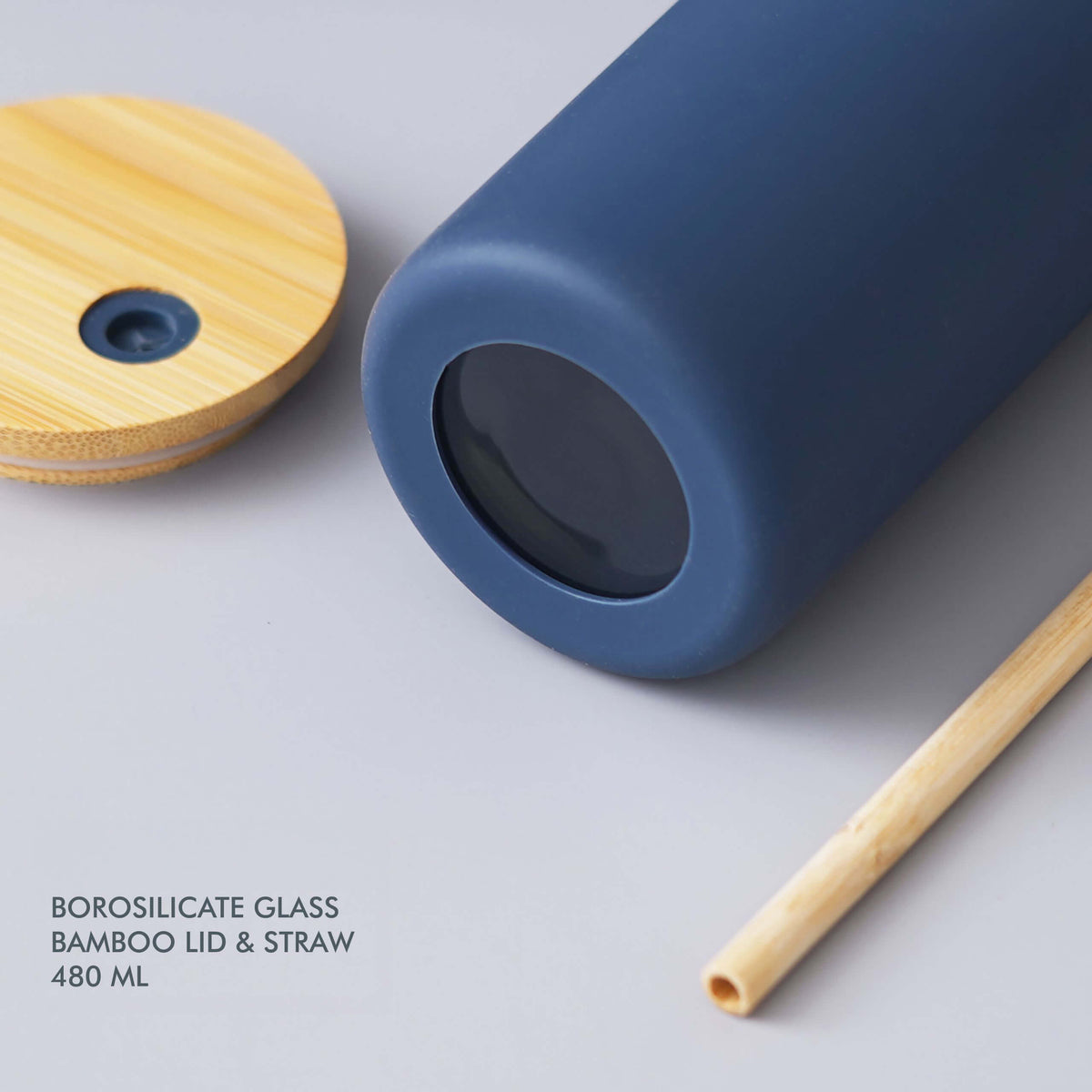 Blue Borosilicate Glass - 480 ML