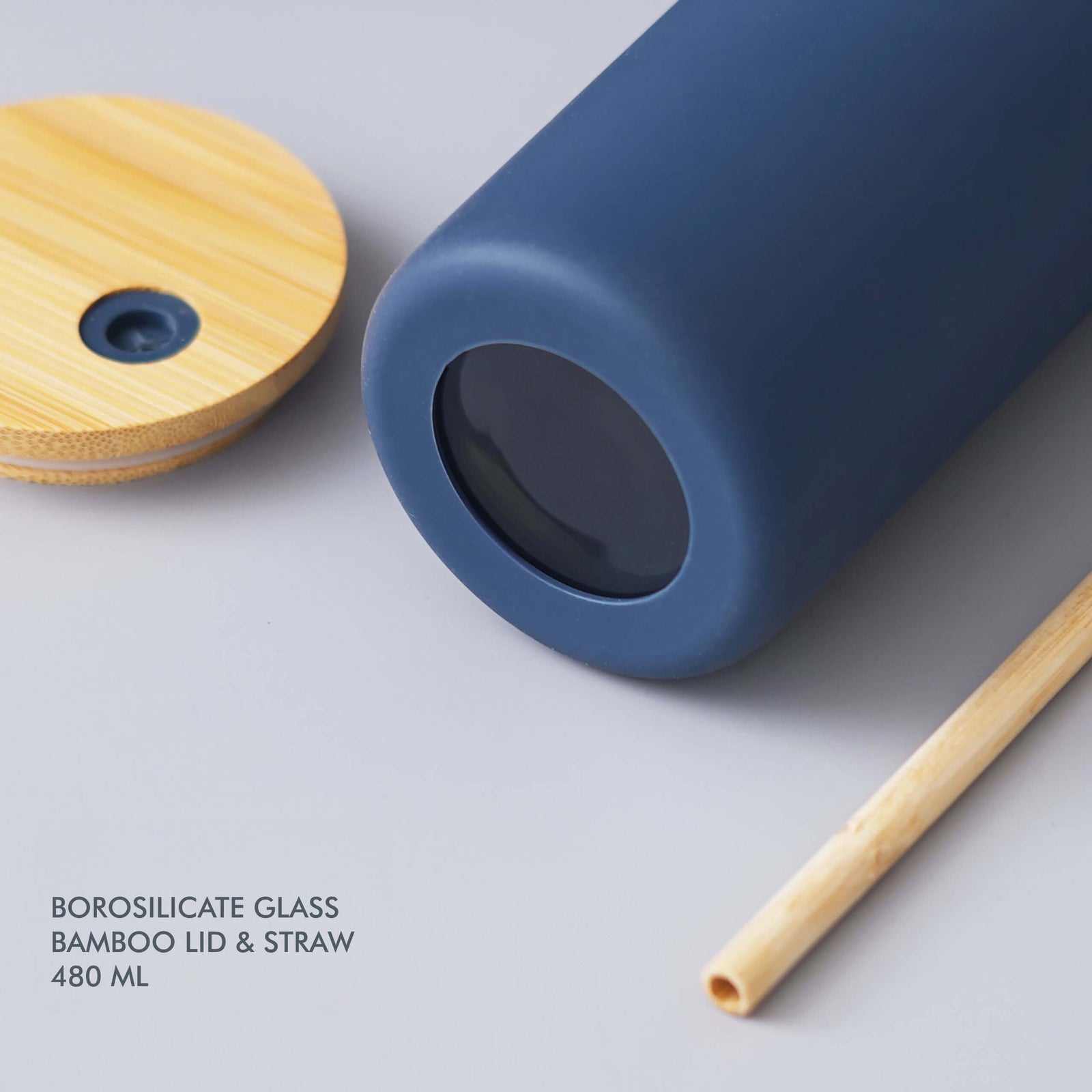 Blue Borosilicate Glass - 480 ML