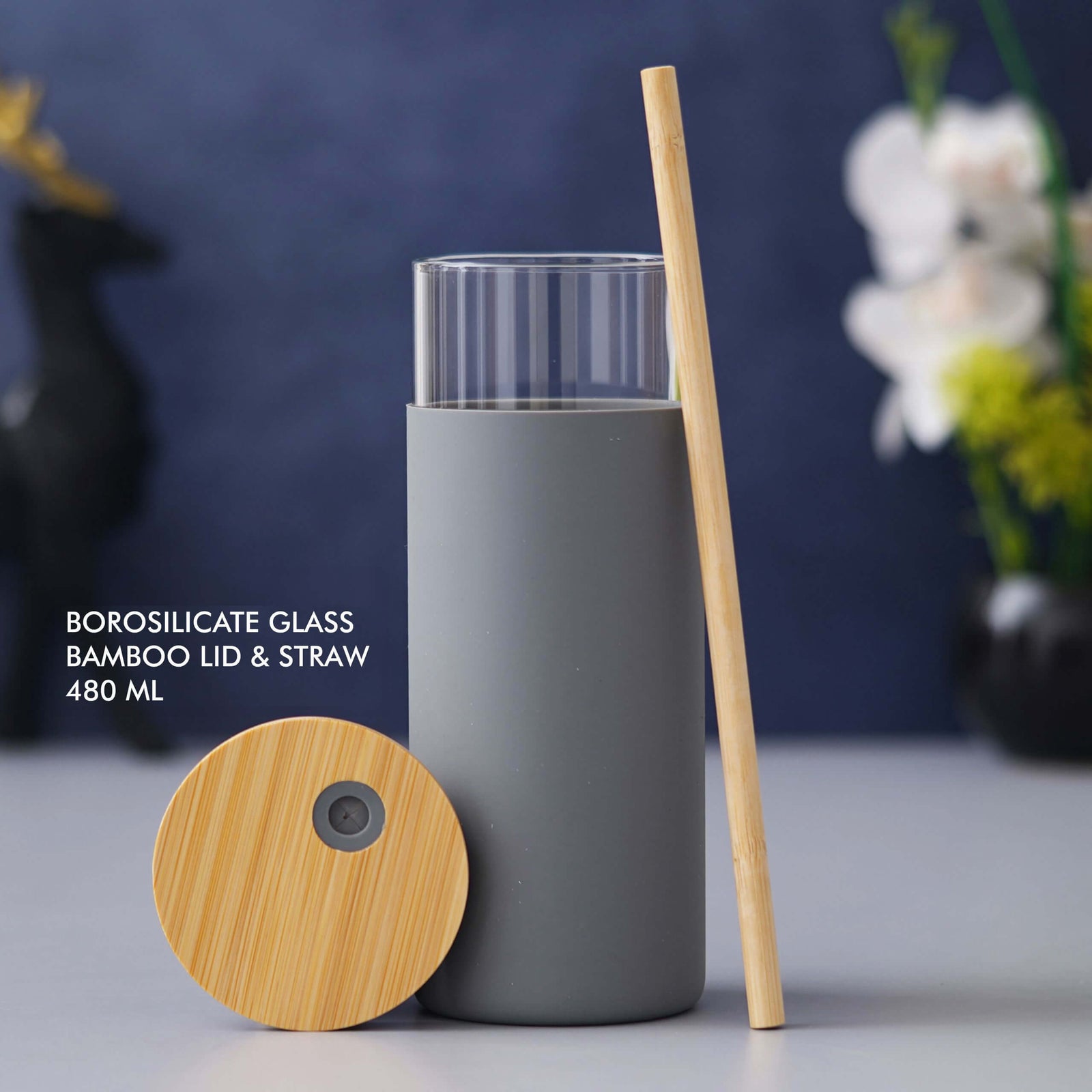 Grey Borosilicate Glass - Elegant Design