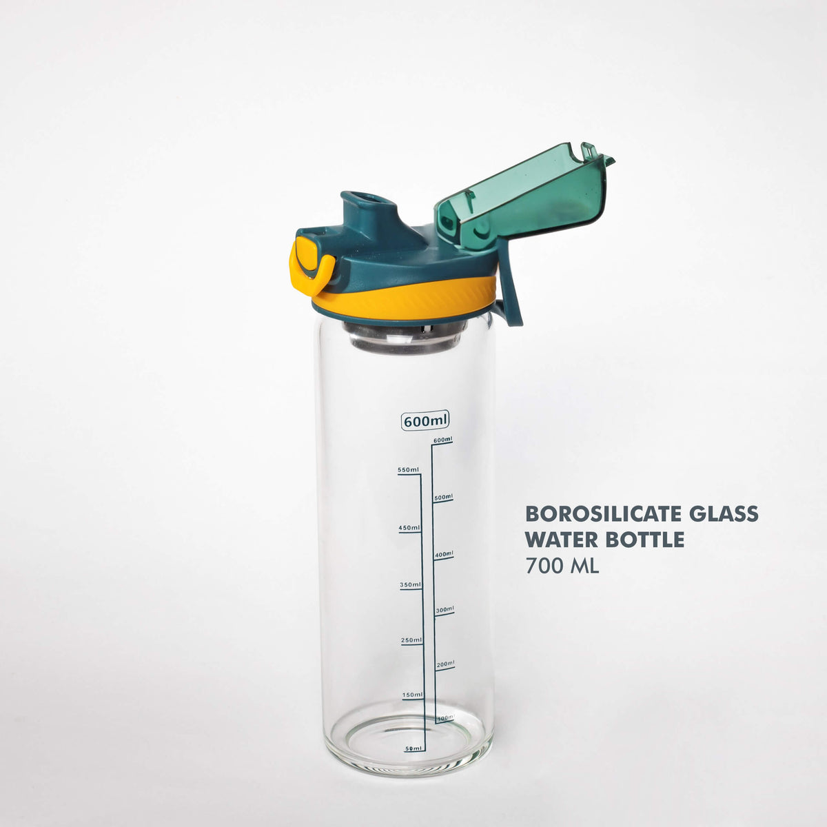 Measurement Borosilicate Glass Bottle - 700 ML