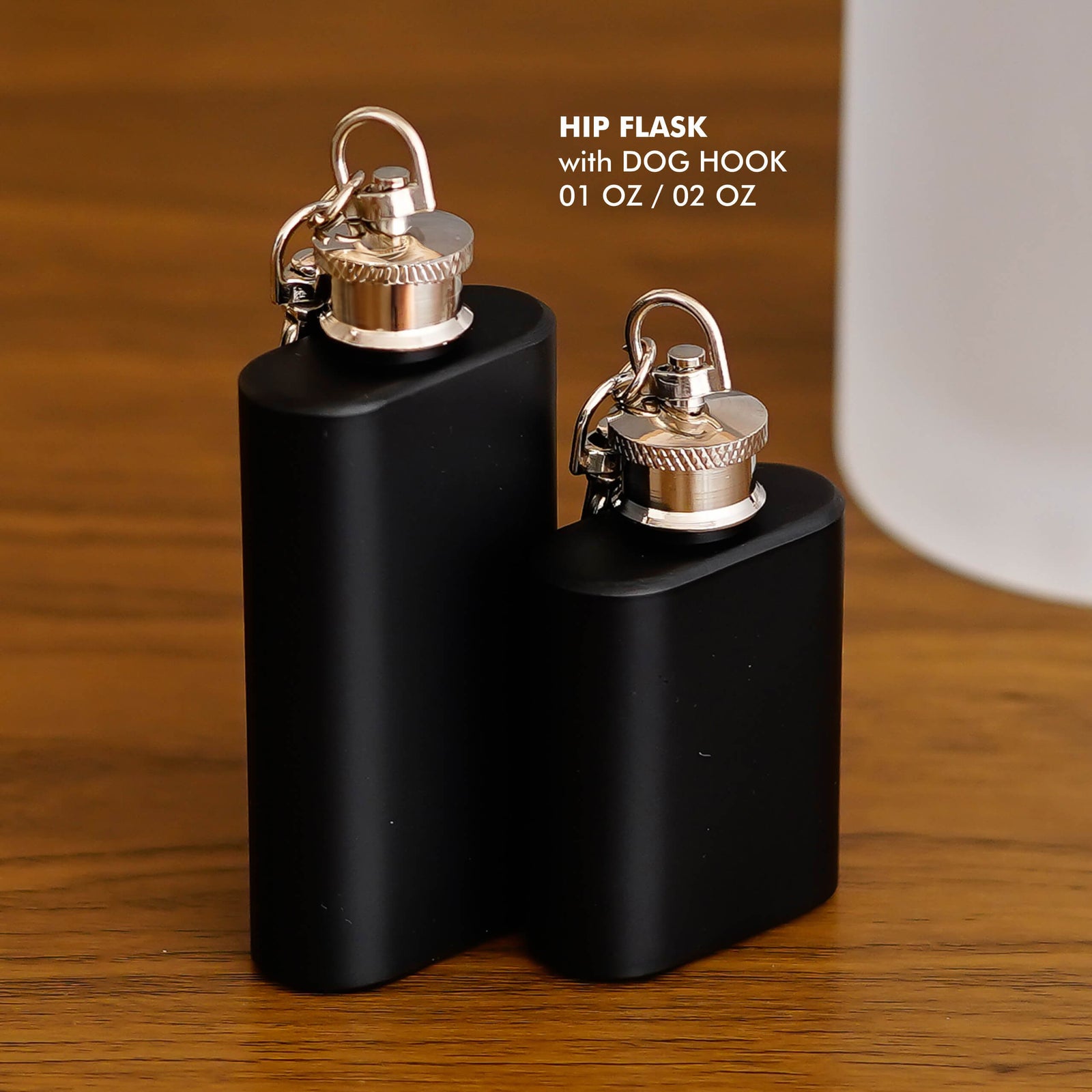 Dog Hook Hip Flask - 30 ML