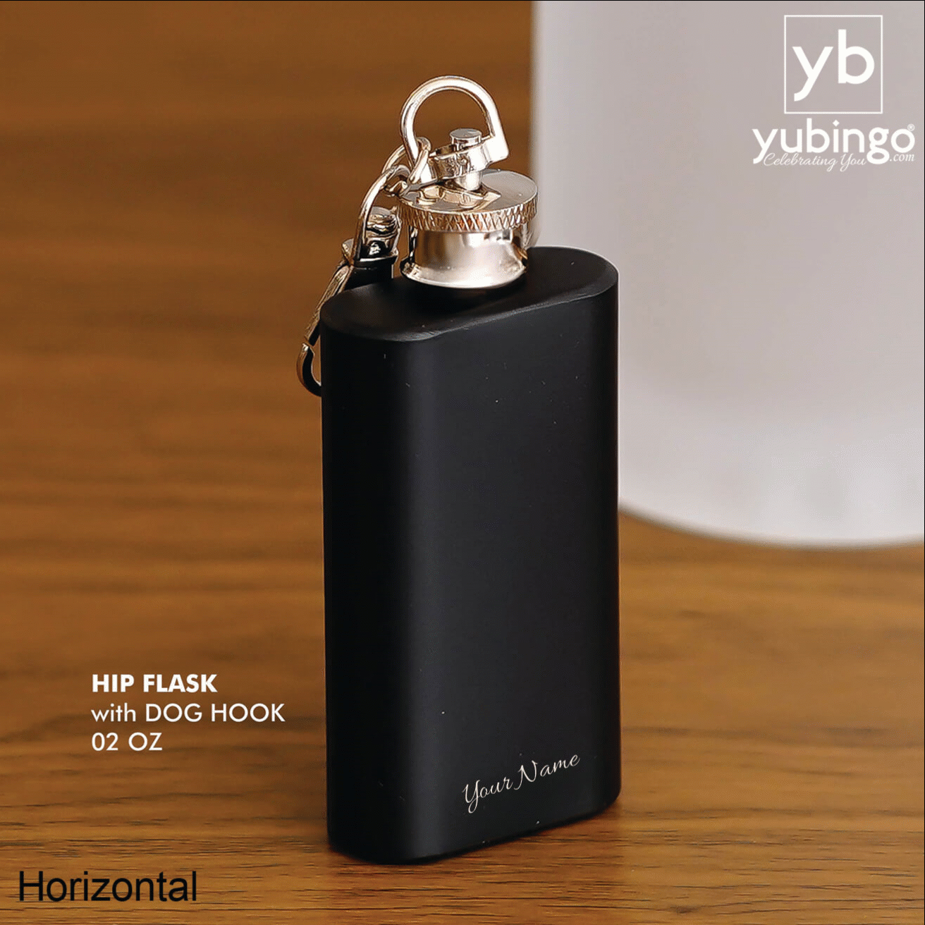 Dog Hook Hip Flask - 60 ML