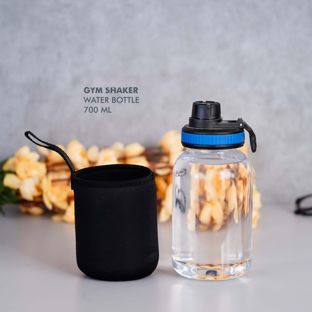 Gym Shaker - Blue, 700 ML