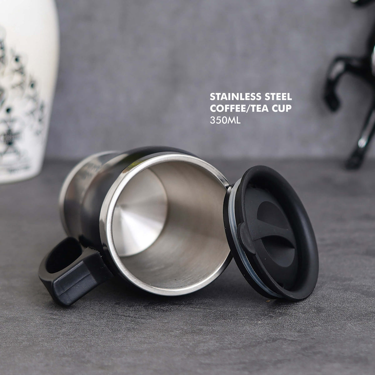 Personalized Stainless Steel Coffee/Tea Cup Mug - Start Your Day Right