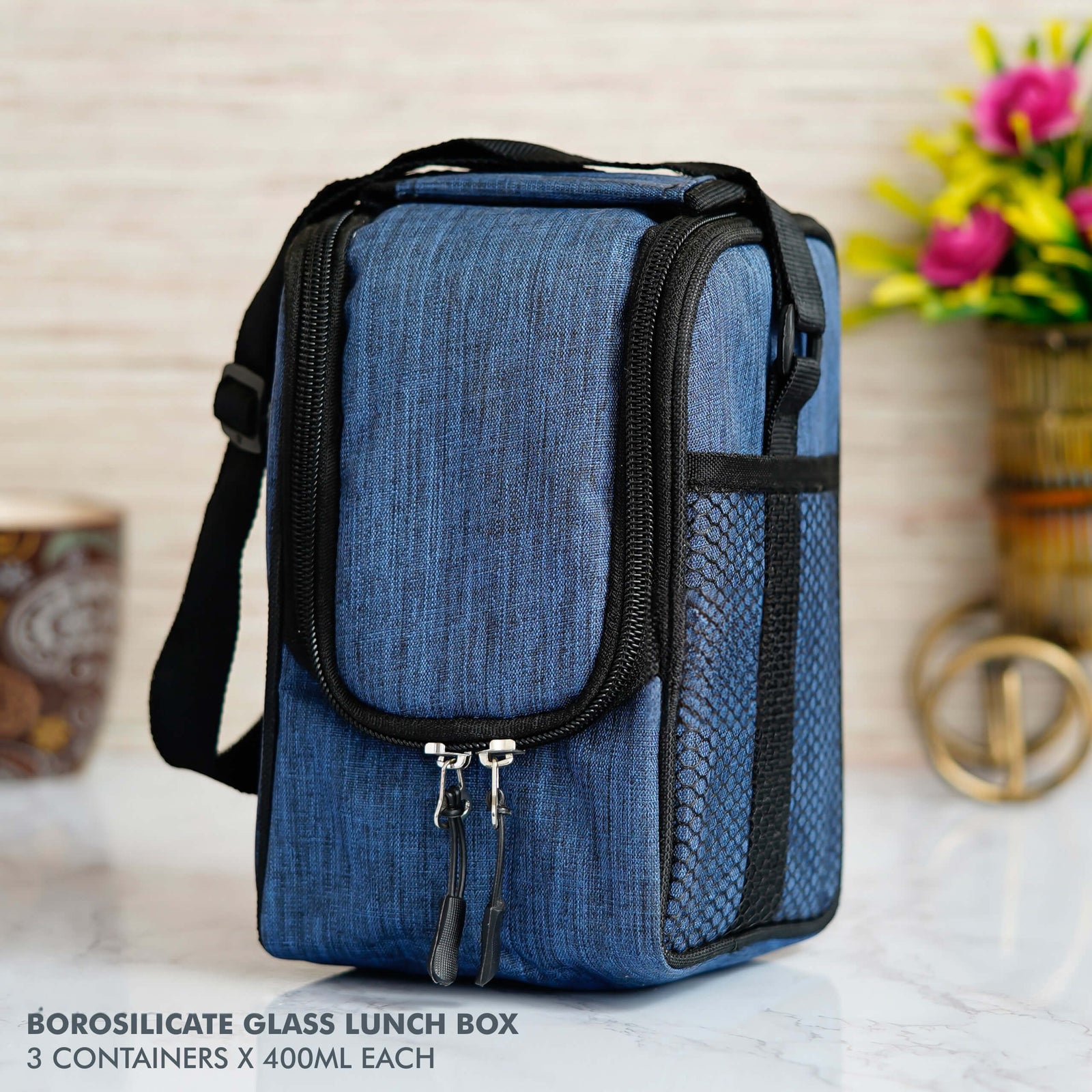 Premium Glass Lunch Box Set