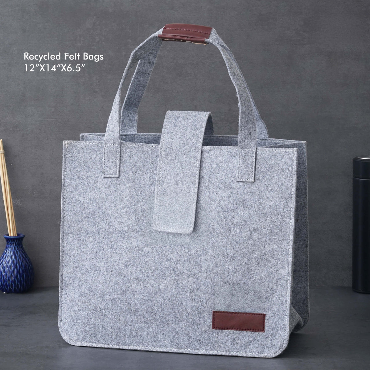 Stylish Grey Hand Bag - Eco-Friendly Fashion Statement