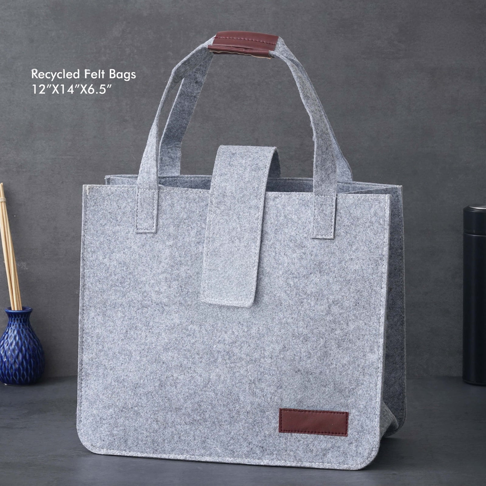 Stylish Grey Hand Bag - Sustainable Fashion