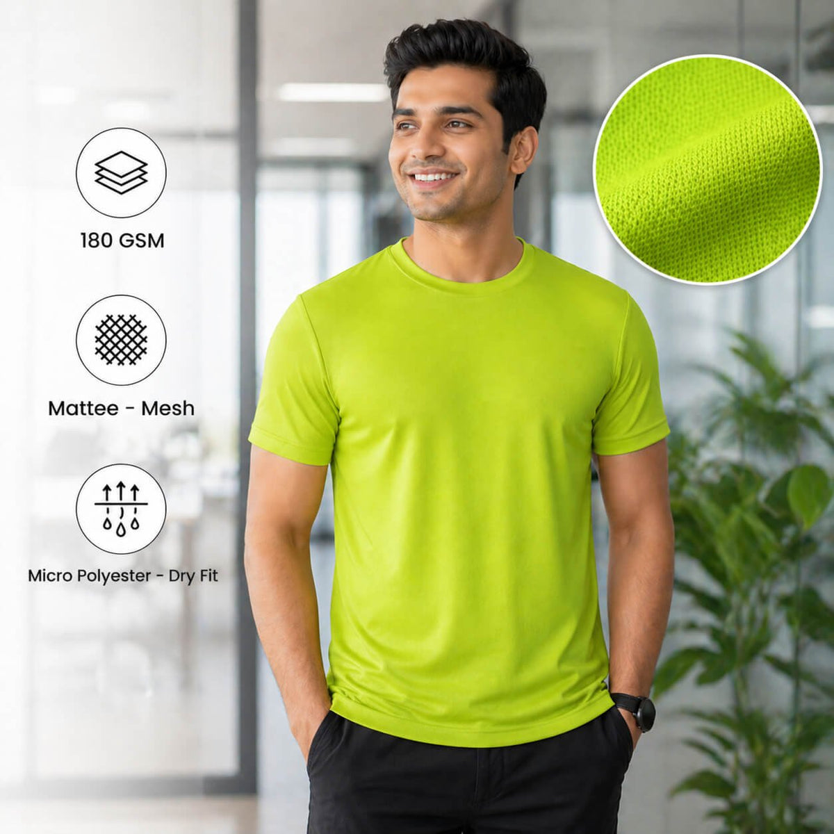 Yankees Sea Green round-neck T-shirt for corporate gifting