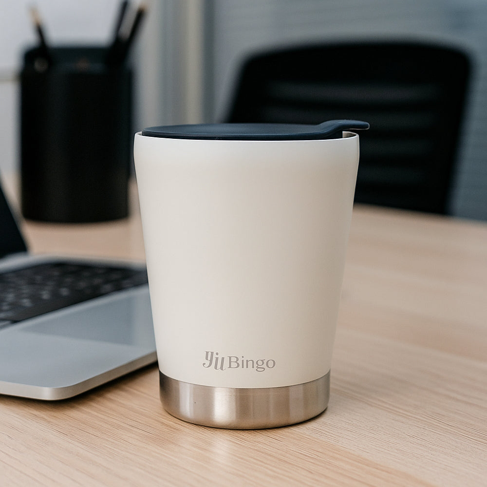 Premium stainless steel travel mug – insulated coffee tumbler for daily use and gifting by YuBingo