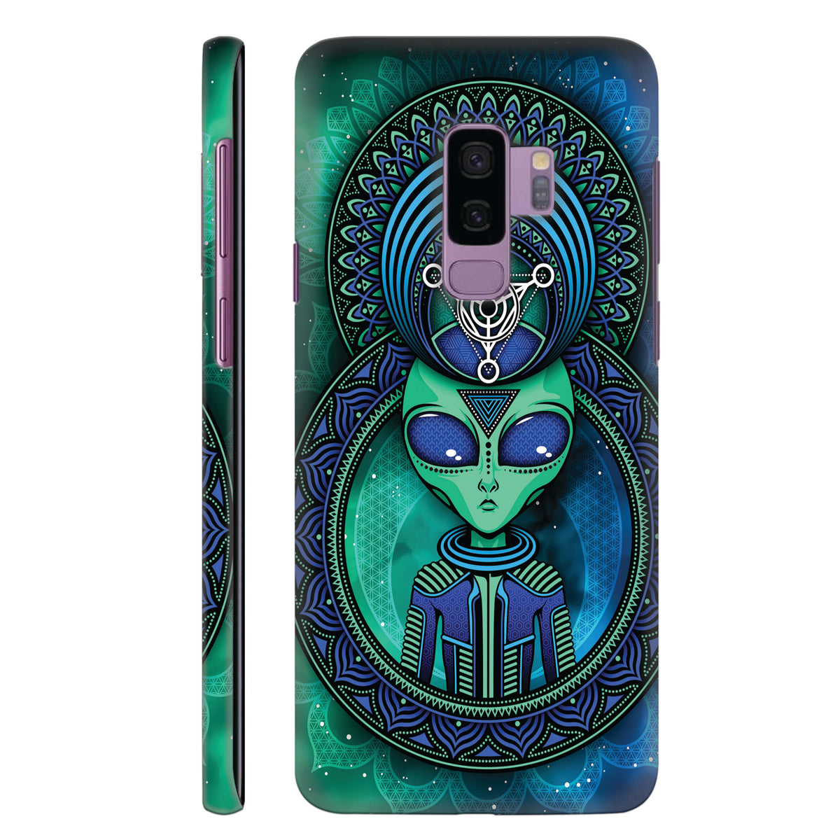 Alien From Other Universe Back Cover for HardPlasticAA1020Hard Plastic