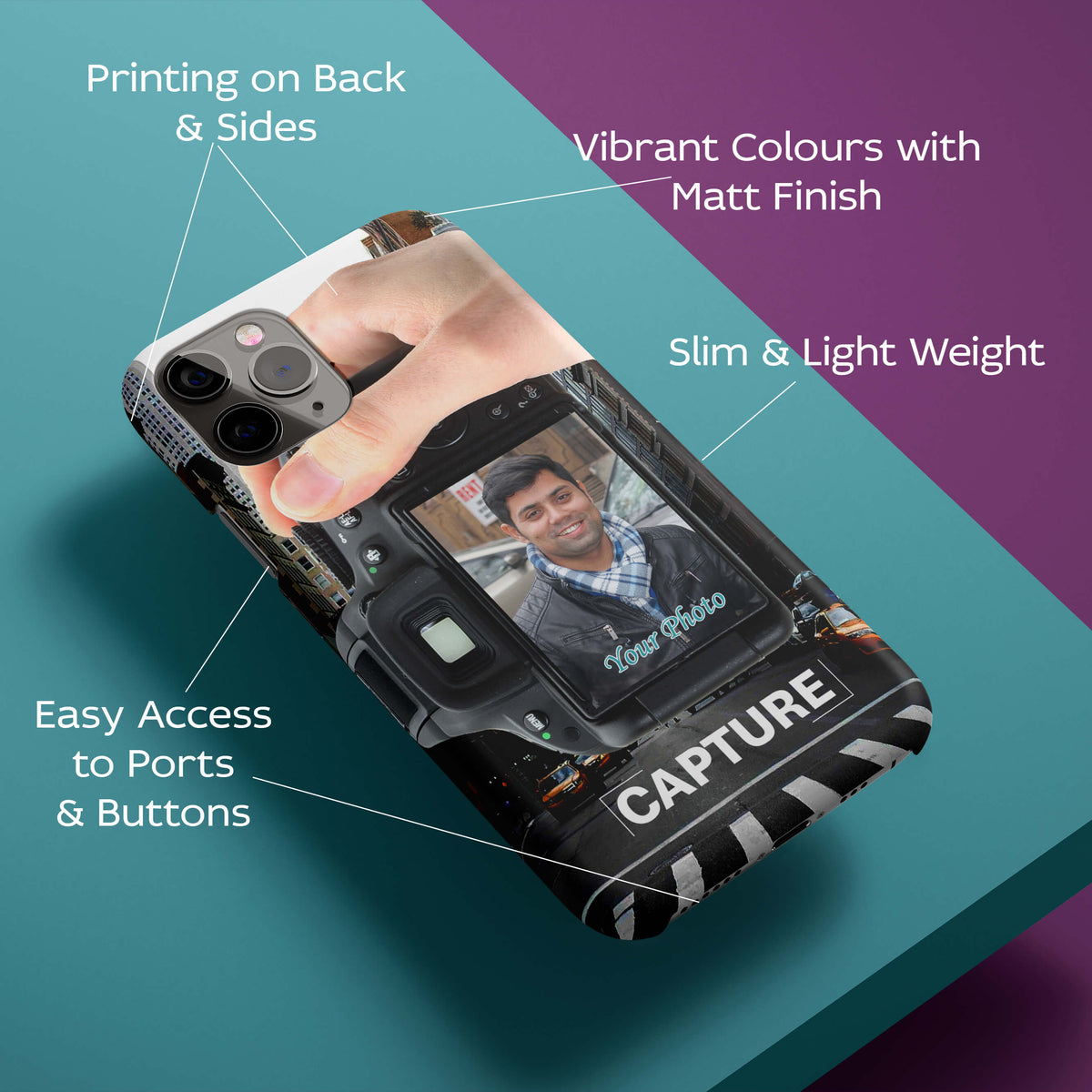 Capture Photo Back Cover for HardPlasticA0526Hard Plastic-Image 2